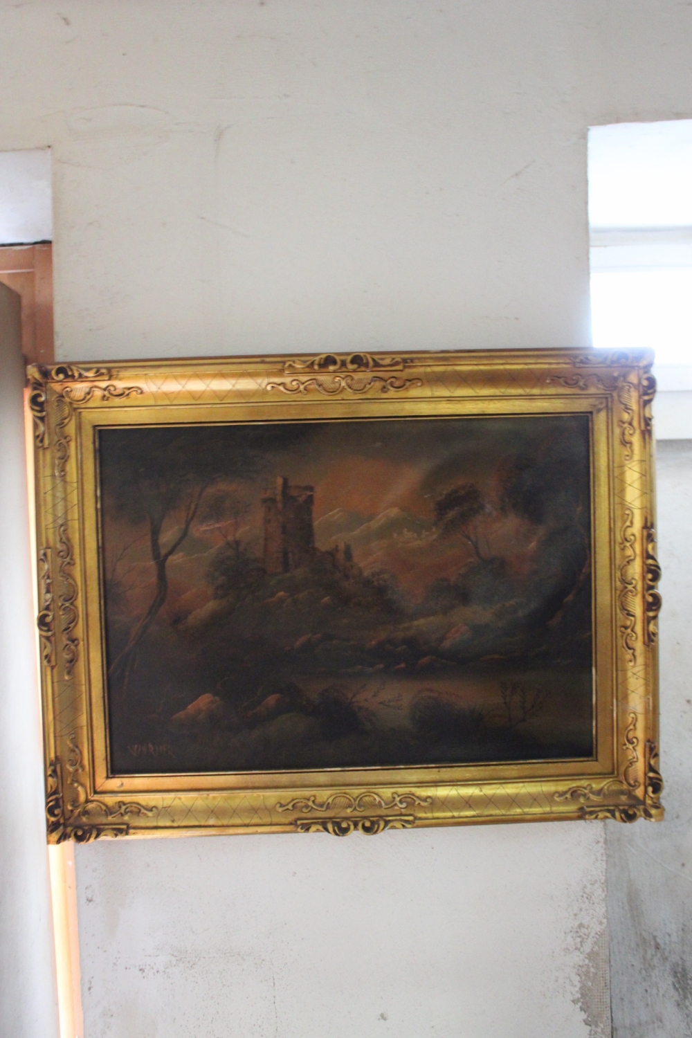 Bild auf Leinwand mit Goldrahmen / WIHRMER